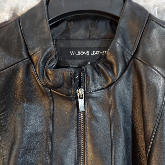 Wilsons Julia Leather Scuba Jacket - Picture 3 of 16